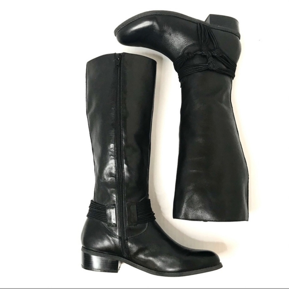 Carlos Santana Wellington Leather Boots-Sz9.5 - Picture 3 of 8